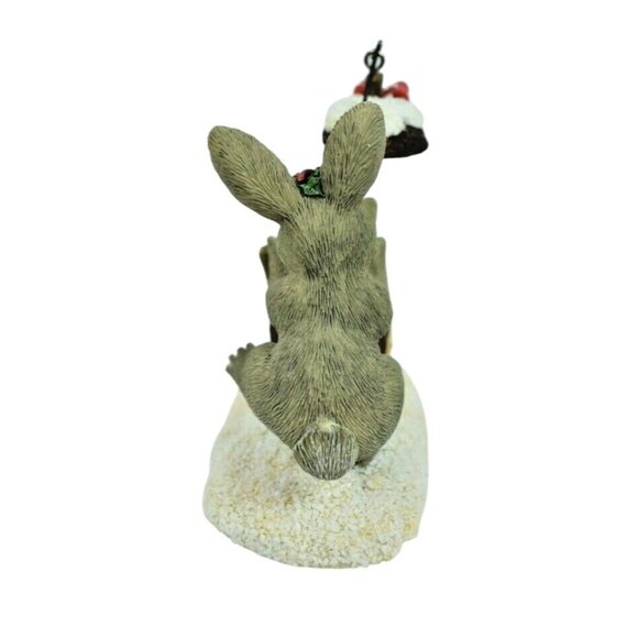 Fitz and Floyd Vintage Charming Tails Christmas Stroll with Box - Picture 3 of 9